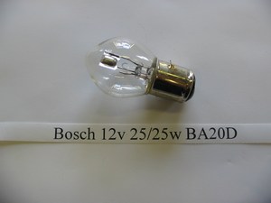 Headlight headlamp bulb Bosch 12v 25/25w B20D